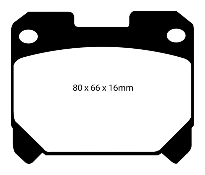 EBC 93-98 Toyota Supra 3.0 Twin Turbo Yellowstuff Rear Brake Pads.