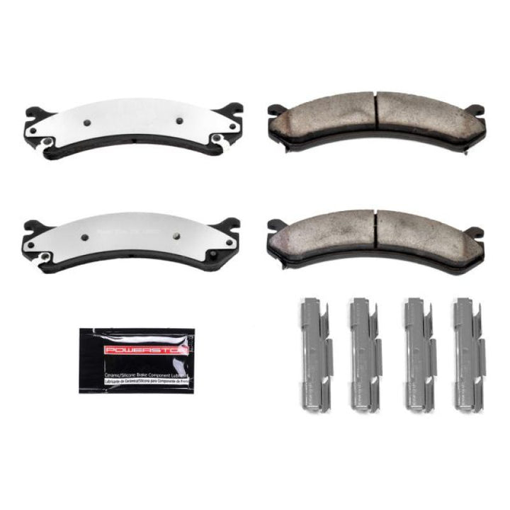 Power Stop 00-05 Cadillac DeVille Front Z36 Truck & Tow Brake Pads w/Hardware.