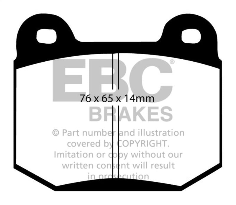 EBC 03-04 Infiniti G35 3.5 (Manual) (Brembo) Bluestuff Rear Brake Pads.