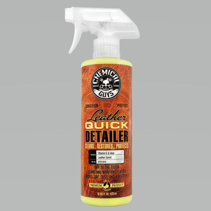 Chemical Guys Leather Quick Detailer Care Spray - Matte Finish - 16oz.