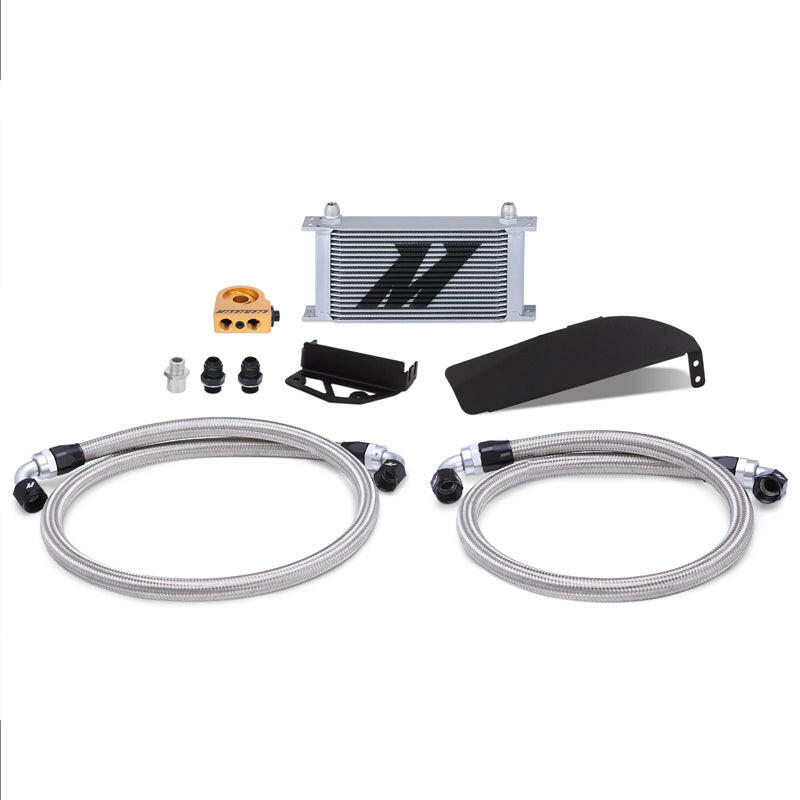 Mishimoto 2017+ Honda Civic Type R Direct Fit Oil Cooler Kit - Silver.