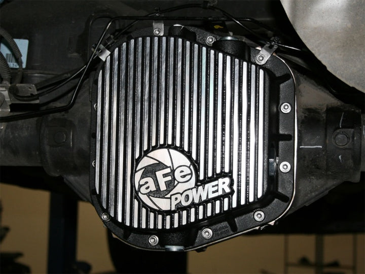 aFe Power Rear Diff Cover (Machined) 12 Bolt 9.75in 97-16 Ford F-150 w/ Gear Oil 4 QT.