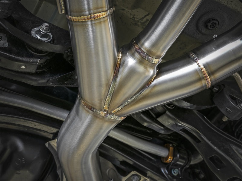 aFe Takeda 3in 304 SS Cat-Back Exhaust w/ Tri-Polished Tips 17-18 Honda Civic Type R L4 2.0L (t).