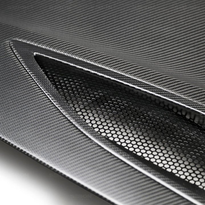 Seibon 17-18 Acura NSX OEM-style Dry Carbon Hood.