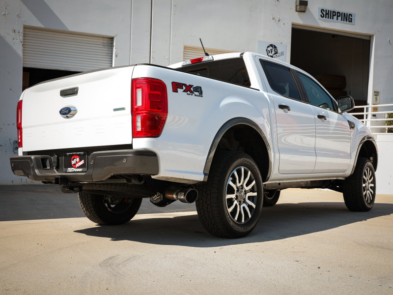 aFe Apollo GT Series 3in 409 SS Axle-Back Exhaust 2019 Ford Ranger 2.3L w/ Black Tips.