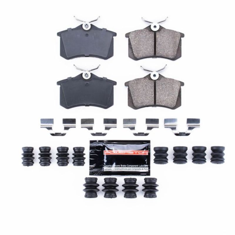 Power Stop 10-13 Audi A3 Rear Z23 Evolution Sport Brake Pads w/Hardware.