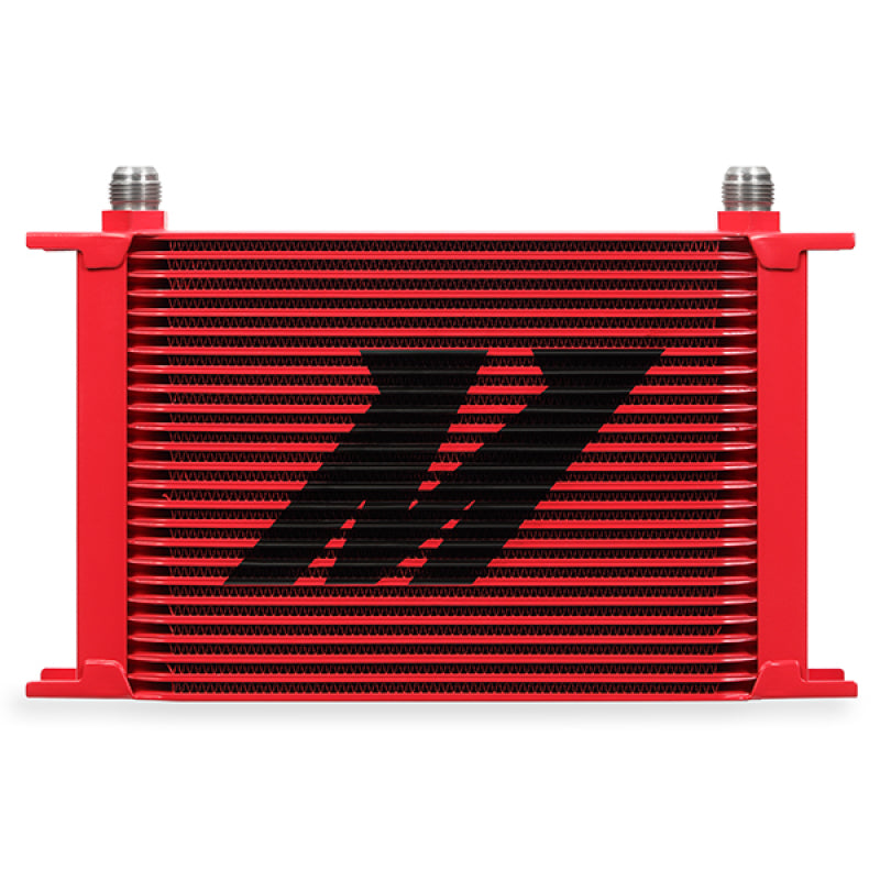 Mishimoto Universal 25 Row Oil Cooler - Red.