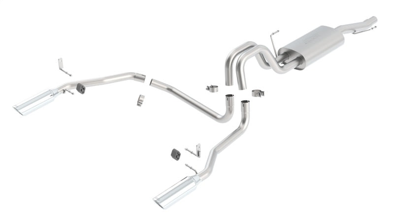 Borla 05-08 Ford F-150 66in/78in Bed 4dr SS Catback Exhaust.