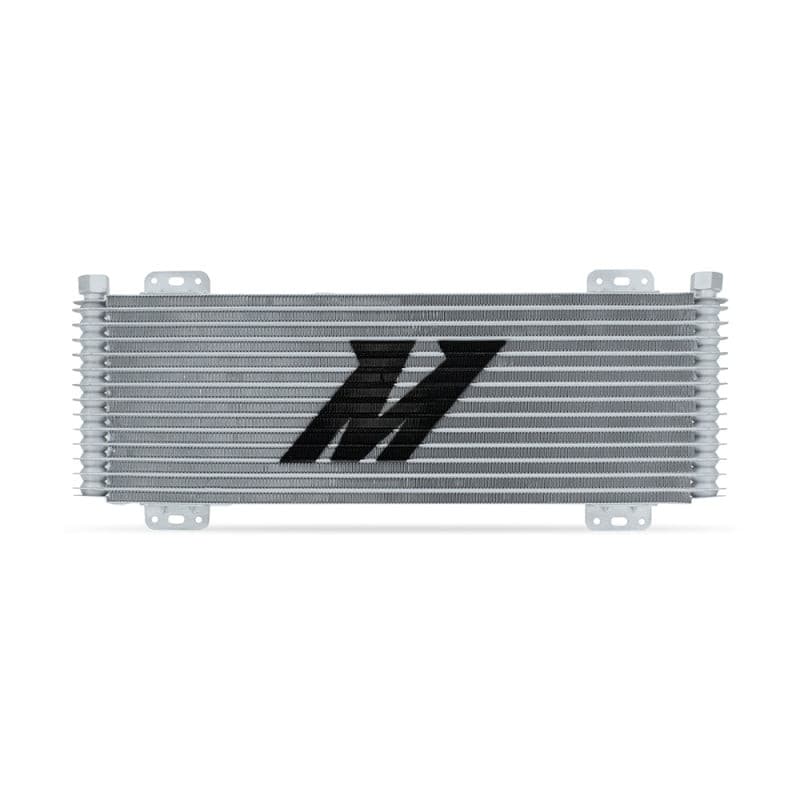 Mishimoto 13-Row Stacked Plate Transmission Cooler - Silver.