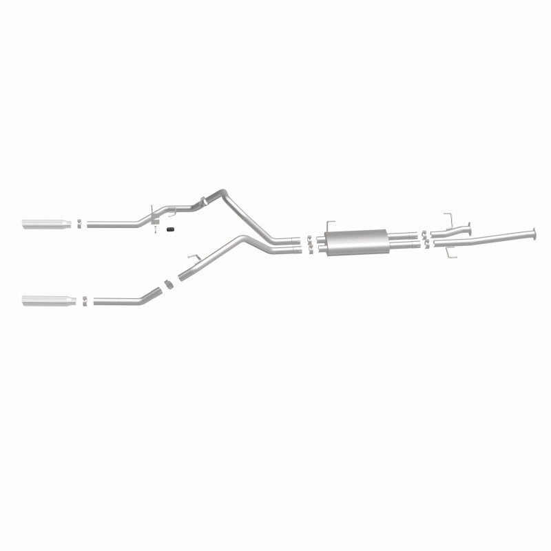 MagnaFlow 14 Toyota Tundra V8 4.6L/5.7L Stainless Cat Back Exhaust Dual Split Rear Exit.