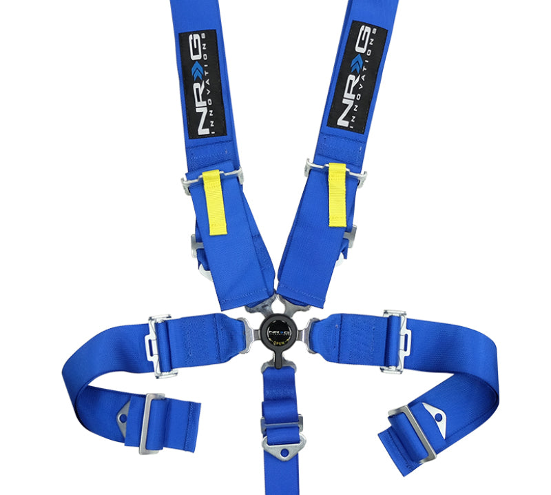 NRG SFI 16.1 5PT 3in. Seat Belt Harness / Cam Lock - Blue.