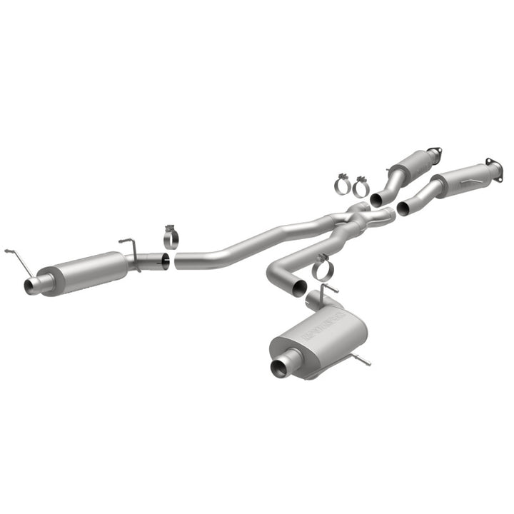 MagnaFlow 12 Jeep Grand Cherokee V8 6.4L Dual Split Rear Exit Stainless Cat Back Performance Exhaust.