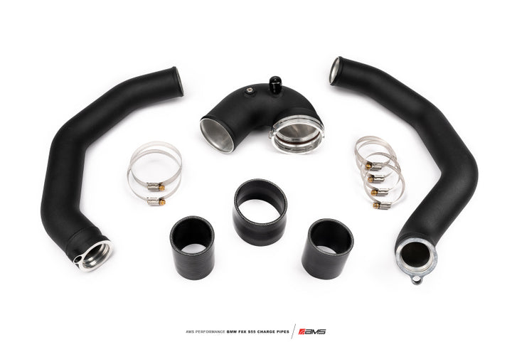 AMS Performance 15-18 BMW M3 / 15-20 BMW M4 w/ S55 3.0L Turbo Engine Charge Pipes.