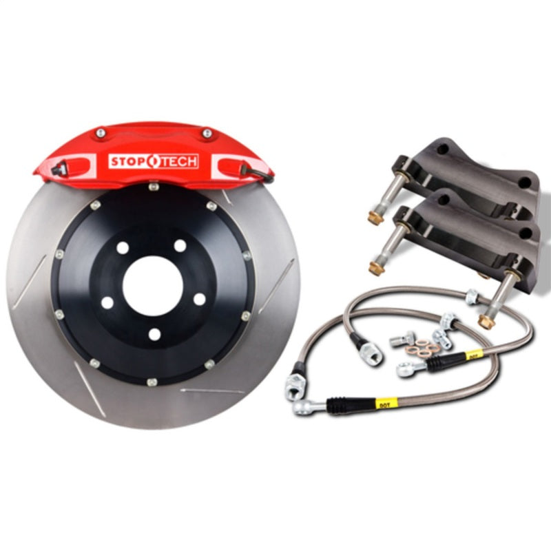 StopTech BBK 93-98 Toyota Supra Front ST-60 355x32 Red Slotted Rotors.