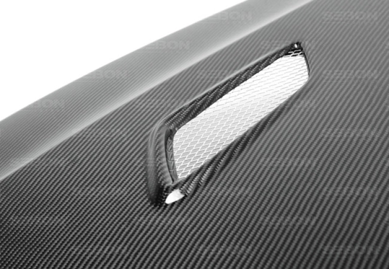 Seibon 12-13 Honda Civic 2Dr MG-Style Carbon Fiber Hood.