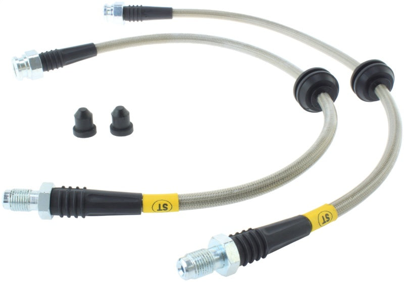StopTech 2013-2014 Ford Focus ST Stainless Steel Rear Brake Lines.