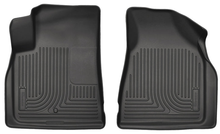 Husky Liners 09-14 Chevy Traverse/07-14 GMC Acadia Weatherbeater Black Front Floor Liners.