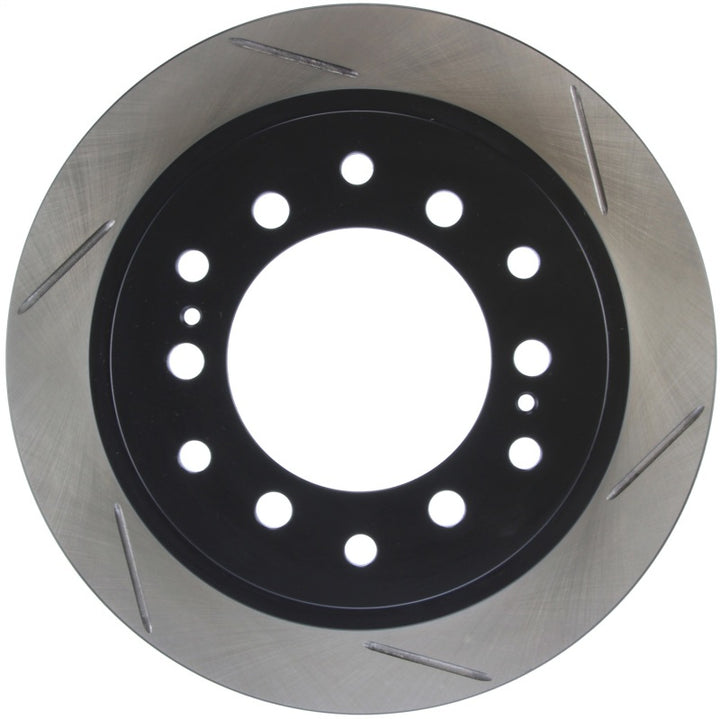 StopTech Power Slot 01-07 Toyota Sequoia/03-09 4 Runner / 03-09 Lexus GX470 Slotted Left Rear Rotor.