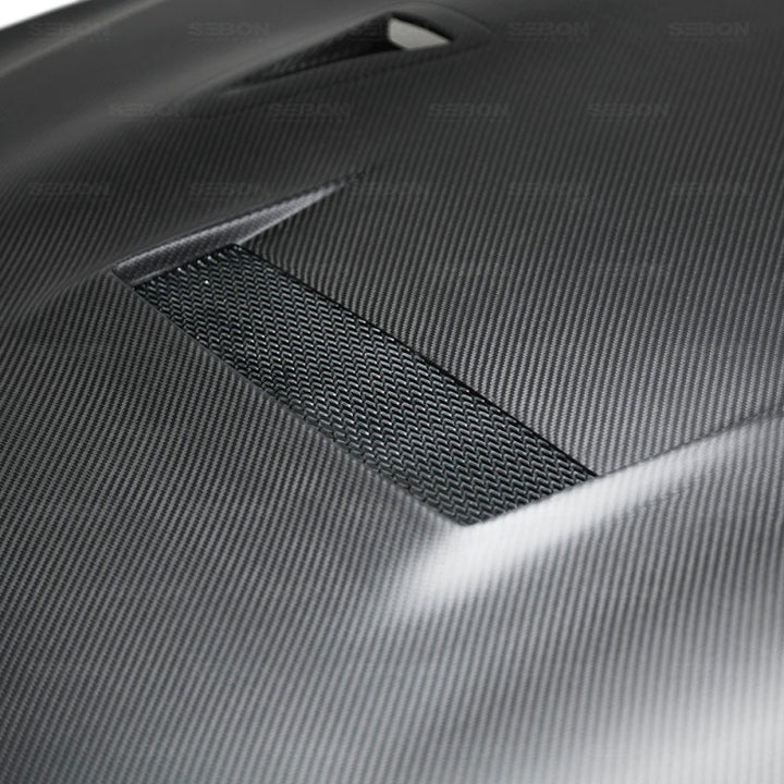 Seibon 09-10 Nissan Skyline R35 GT-R VSII-Dry Carbon Fiber Hood.