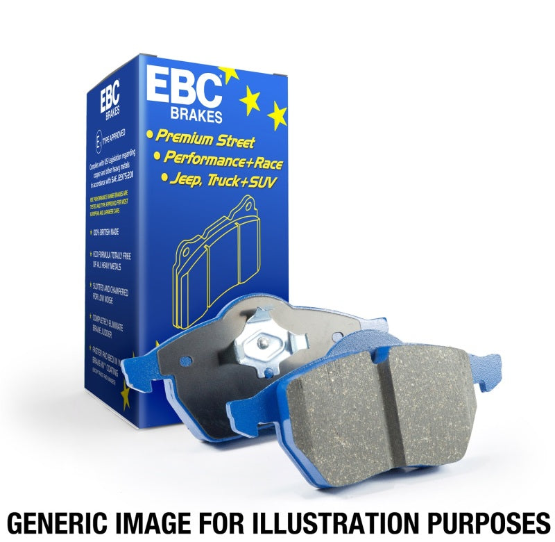 EBC 05-08 Audi A4 2.0L Turbo Bluestuff Rear Brake Pads.