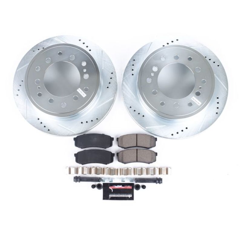 Power Stop 03-09 Lexus GX470 Rear Z23 Evolution Sport Brake Kit.