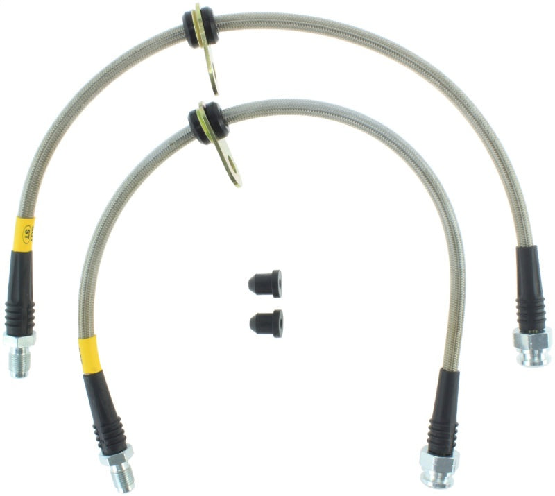 StopTech 2014 Ford Fiesta ST Stainless Steel Rear Brake Lines.