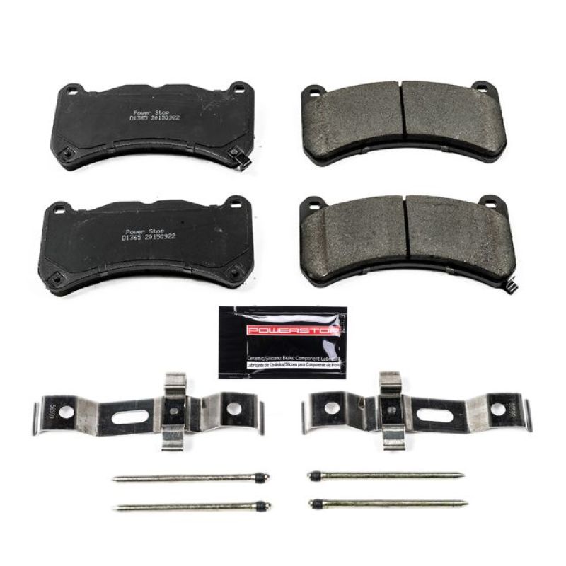 Power Stop 13-14 Ford Mustang Front Z23 Evolution Sport Brake Pads w/Hardware.