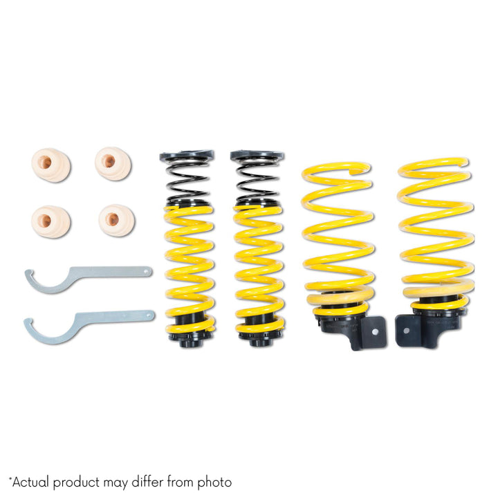 ST Mercedes-Benz C-Class (W205) Sedan Coupe 2WD (w/ Electronic Dampers) Adjustable Lowering Springs.