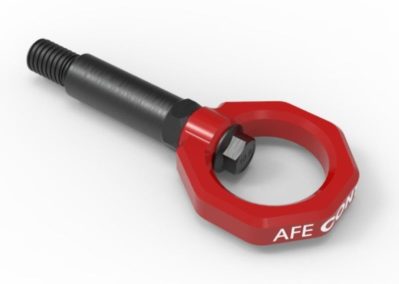 aFe Control Front Tow Hook Red BMW F-Chassis 2/3/4/M.