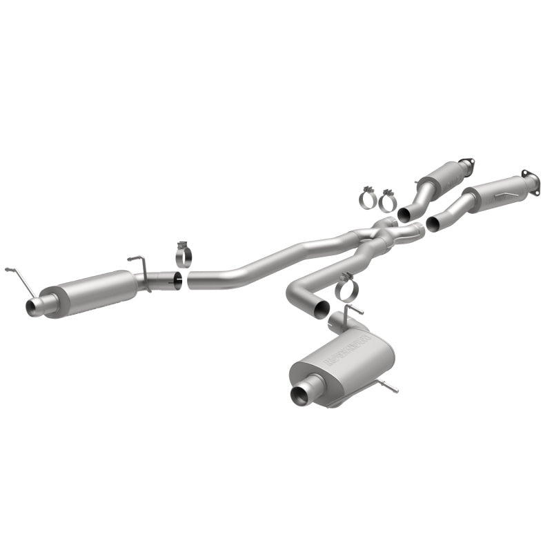 MagnaFlow 12 Jeep Grand Cherokee V8 6.4L Dual Split Rear Exit Stainless Cat Back Performance Exhaust.
