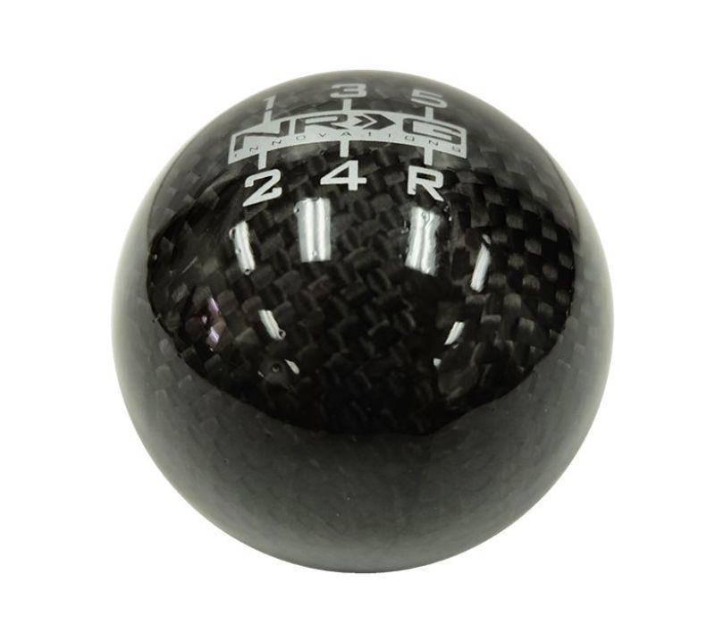 NRG Universal Ball Style Shift Knob (No Logo) - Heavy Weight - Black Carbon Fiber.