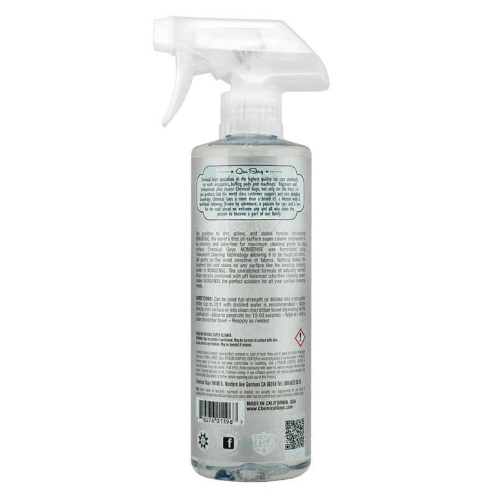 Chemical Guys Nonsense Colorless & Odorless All Surface Cleaner - 16oz.