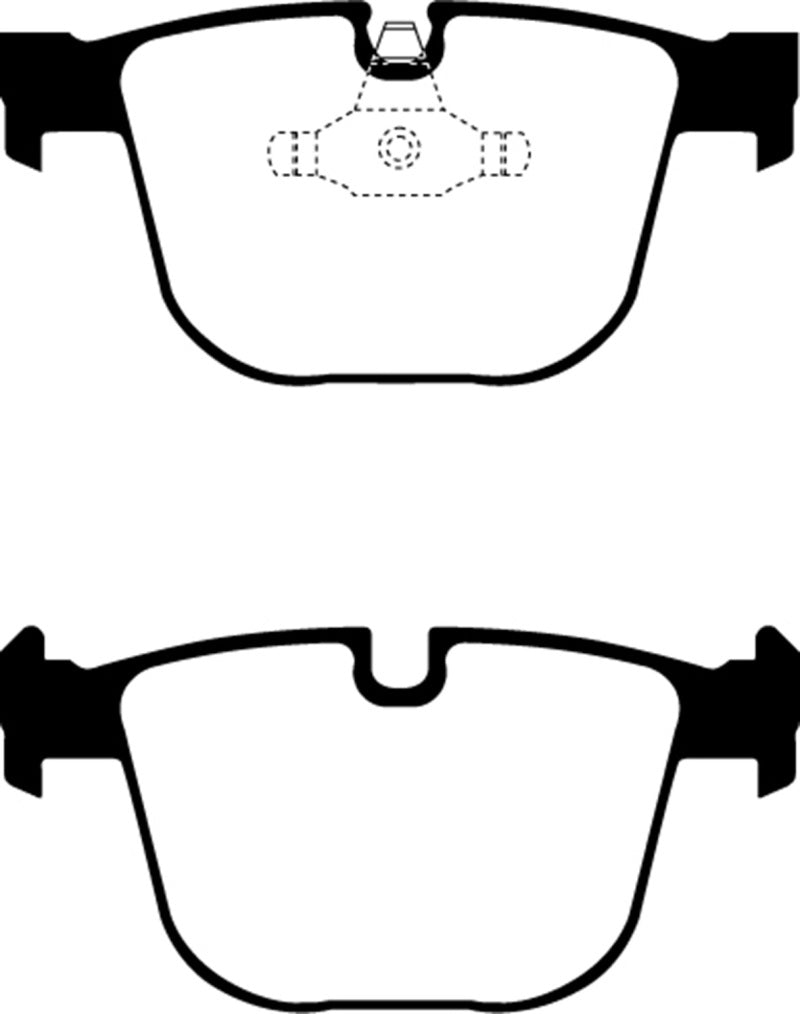 EBC 08-10 BMW M3 4.0 (E90) Yellowstuff Rear Brake Pads.