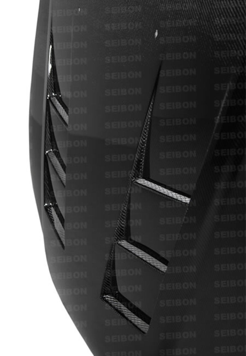 Seibon 96-98 Honda Civic (EM1/EJ6/EJ7/EJ8/EK9) TS Style Carbon Fiber Hood.