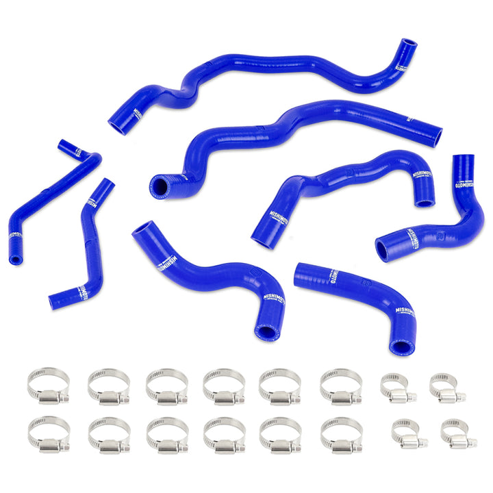 Mishimoto 2016+ Infiniti Q50/Q60 3.0T Ancillary Coolant Hose Kit - Blue.