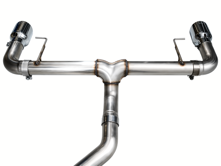 AWE 19-23 BMW 330i / 21-23 BMW 430i Base G2X Track Edition Axle Back Exhaust - Chrome Silver.