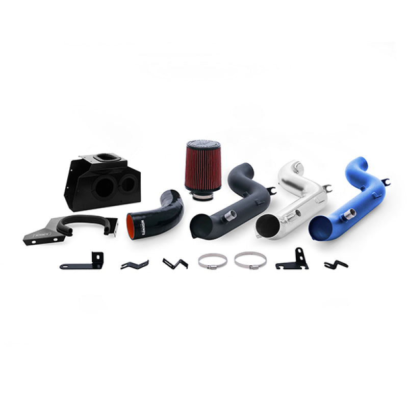 Mishimoto 2016 Ford Focus RS 2.3L Performance Air Intake Kit - Wrinkle Nitrous Blue.