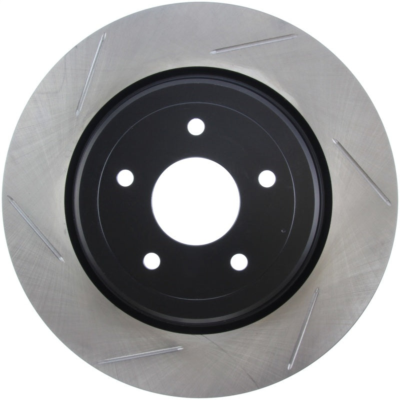 StopTech Power Slot 06-10 Chevrolet Corvette Rear Right Slotted Rotor.