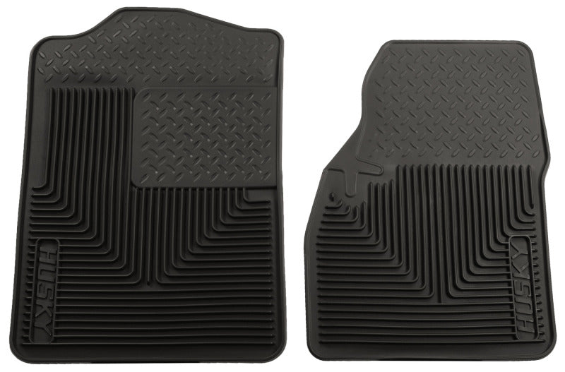 Husky Liners 94-01 Dodge Ram 1500/2500/3500/80-96 Ford Bronco Heavy Duty Black Front Floor Mats.