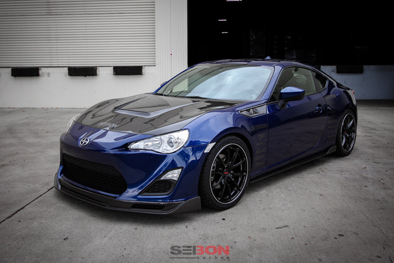 Seibon 12-13 BRZ/FRS VS Style Carbon Fiber Hood.