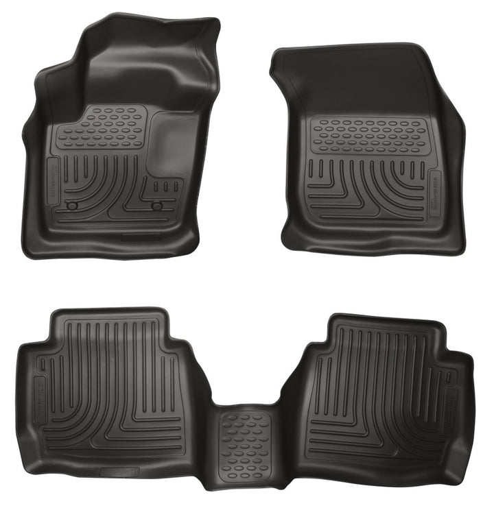 Husky Liners 13-16 Ford Fusion WeatherBeater Combo Black Floor Liners.