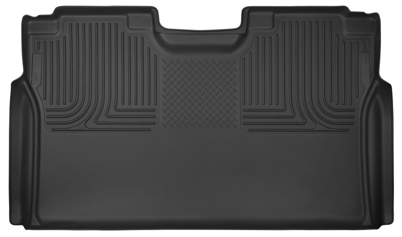 Husky Liners 15-17 Ford F-150 SuperCrew X-Act Contour Black 2nd Seat Floor Liners (Full Coverage).