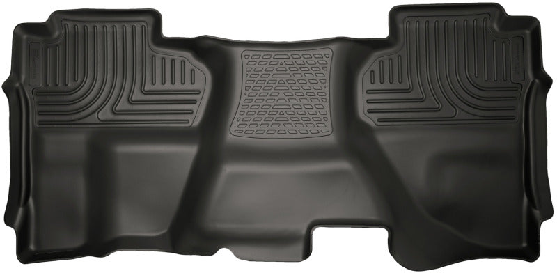 Husky Liners 14 Chevrolet Silverado/14 GMC Sierra 1500 Weatherbeater Black 2nd Seat Floor Liner.