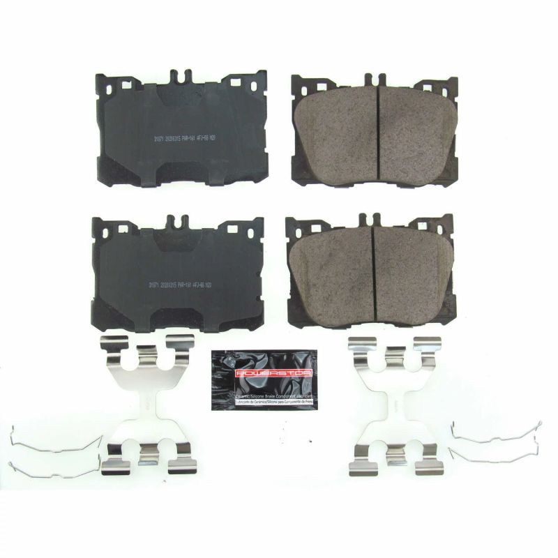 Power Stop 17-18 Mercedes-Benz C43 AMG Front Z23 Evolution Sport Brake Pads w/Hardware.