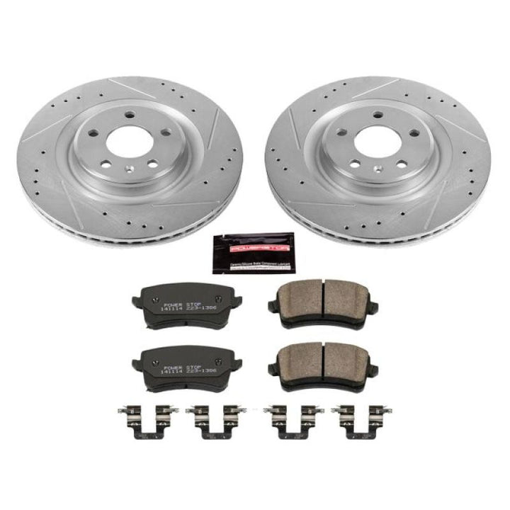 Power Stop 13-17 Audi Q5 Rear Z23 Evolution Sport Brake Kit.