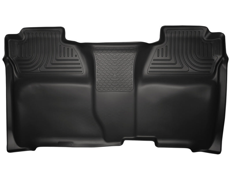 Husky Liners 14 Chevrolet Silverado 1500/GMC Sierra 1500 WeatherBeater Black 2nd Seat Floor Liners.