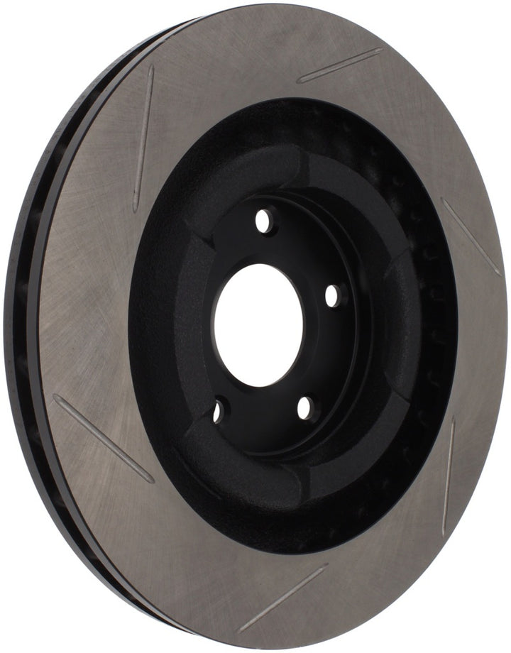 StopTech Power Slot 06-10 Chevrolet Corvette Front Right Slotted Rotor.