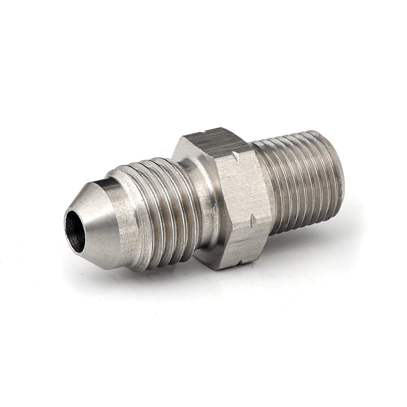 GFB 1/8in BSPT Male to -4AN Male Flare (Stainless Steel).