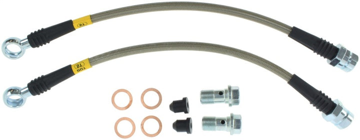 StopTech 15-17 Volkswagen GTI Stainless Steel Rear Brake Lines.