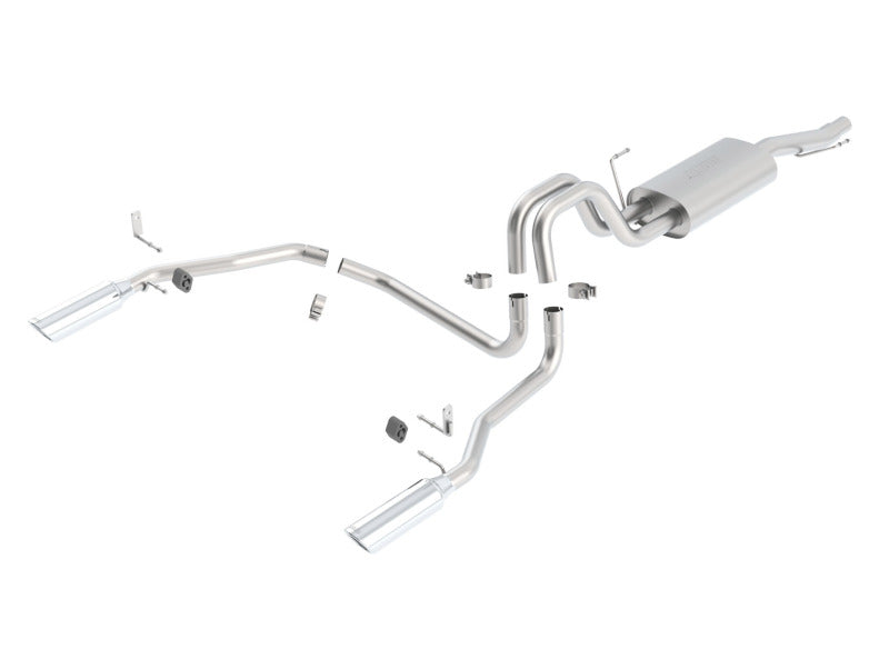 Borla 05-08 Ford F-150 66in/78in Bed 4dr SS Catback Exhaust.